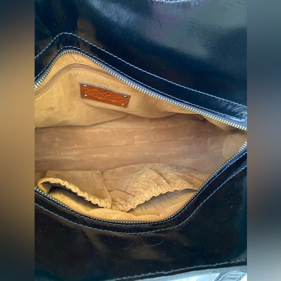 Patricia Nash Abstract Animal * Napoli Satchel & Potenaz Kisslock Clutch* NWT - Picture 7 of 12